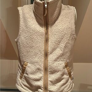 The North Face Beige Sherpa Vest